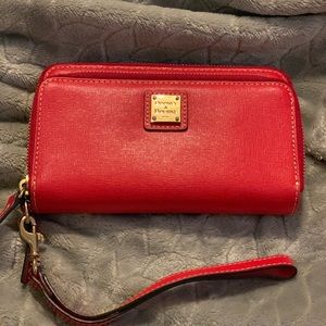 Dooney and Bourke clutch (red)